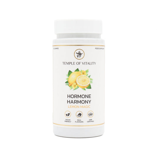 Vegan Hormone Harmony Gummies - Temple of Vitality - Premium Hormone Balance Supplement Gummies for Women